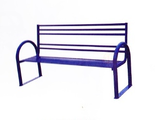 Outdoor Fitness Equipment Parcourse Course Trail Park Bench Playground